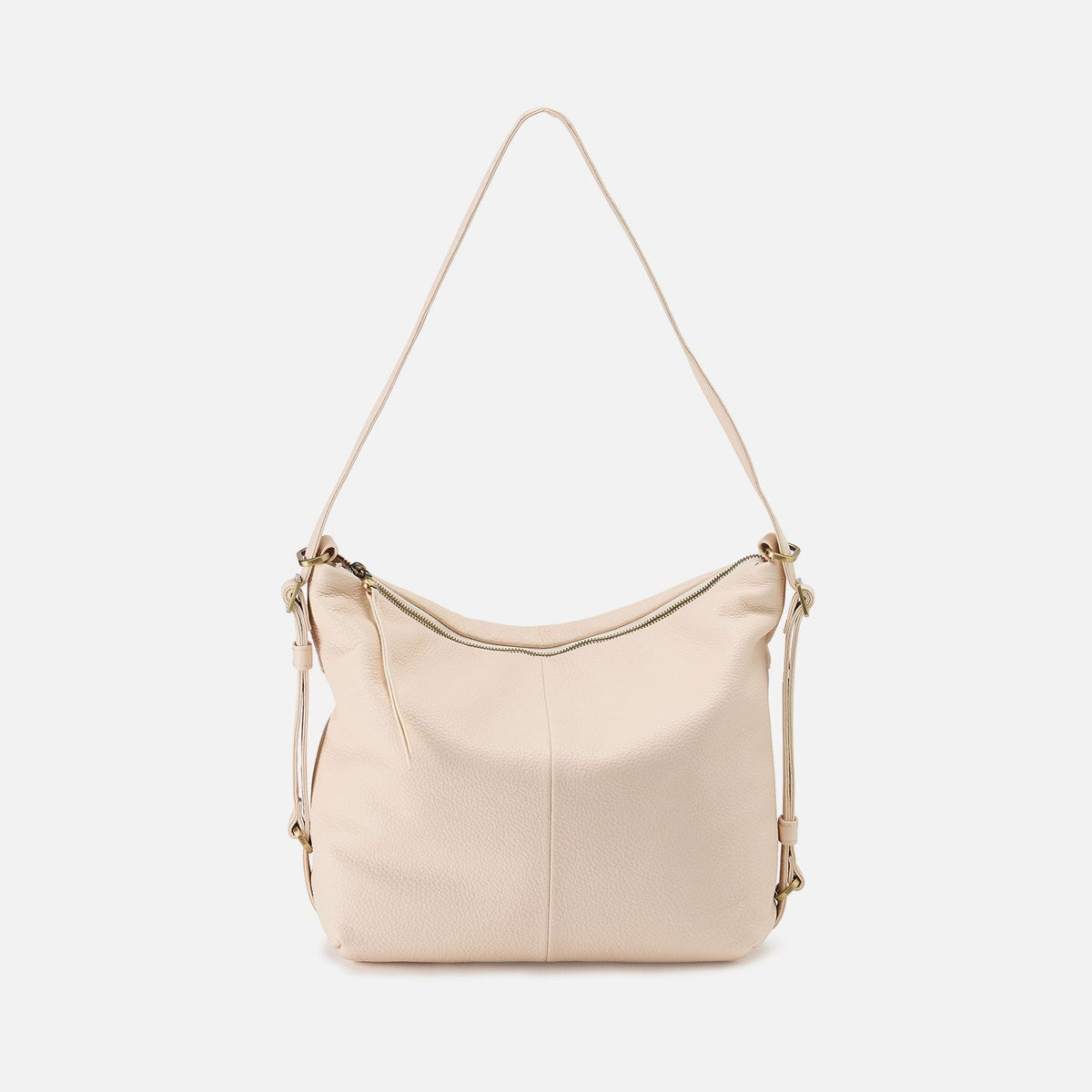 HOBO Emily Convertible Backpack In Pebbled Leather - Cream