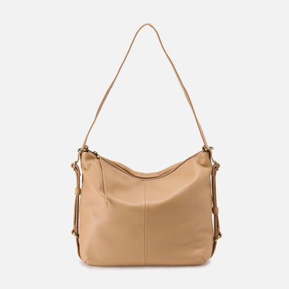 HOBO Emily Convertible Backpack In Pebbled Leather - Porcini