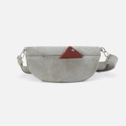 HOBO Hunter Medium Belt Bag In Buffed Leather - Misty Harbor