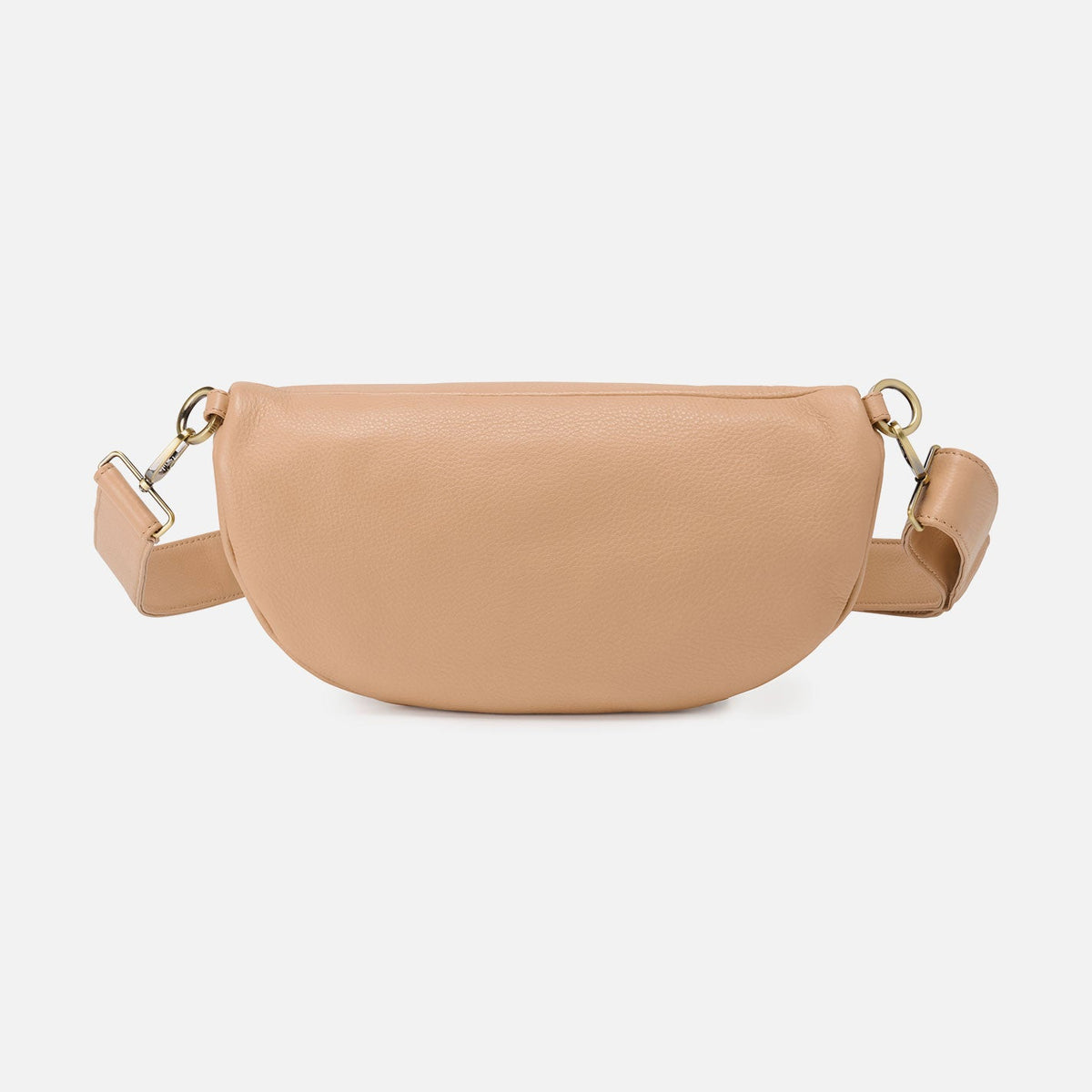 HOBO Hunter Medium Belt Bag In Pebbled Leather - Porcini