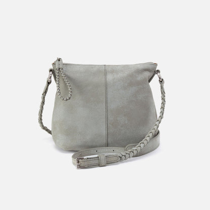 HOBO Lasso Medium Crossbody In Buffed Leather - Misty Harbor
