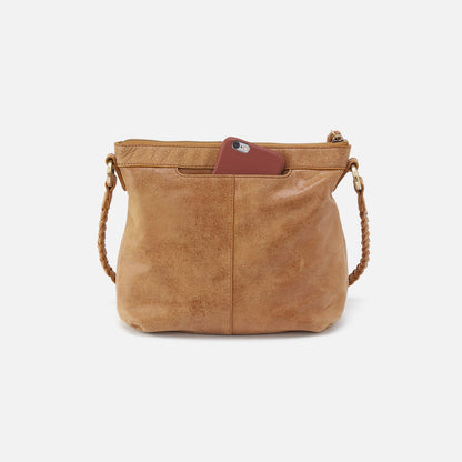 HOBO Lasso Medium Crossbody In Buffed Leather - Whiskey