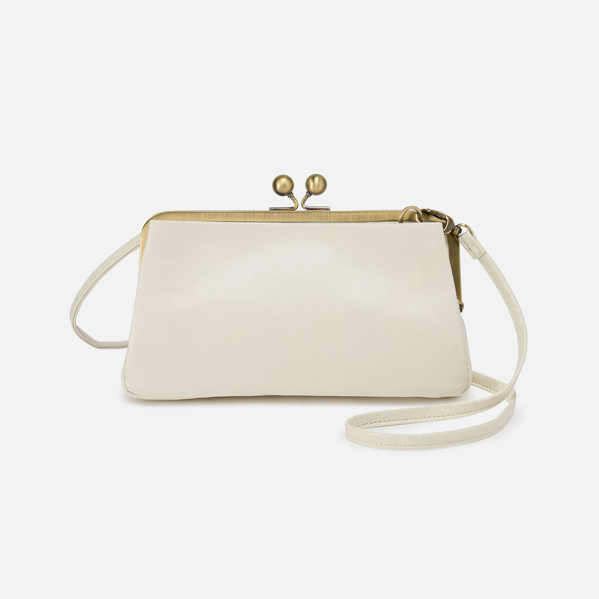 HOBO Lauren Frame Crossbody In Polished Leather - Lily