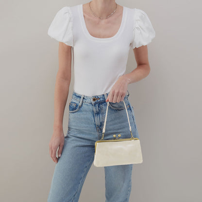 HOBO Lauren Frame Crossbody In Polished Leather - Lily