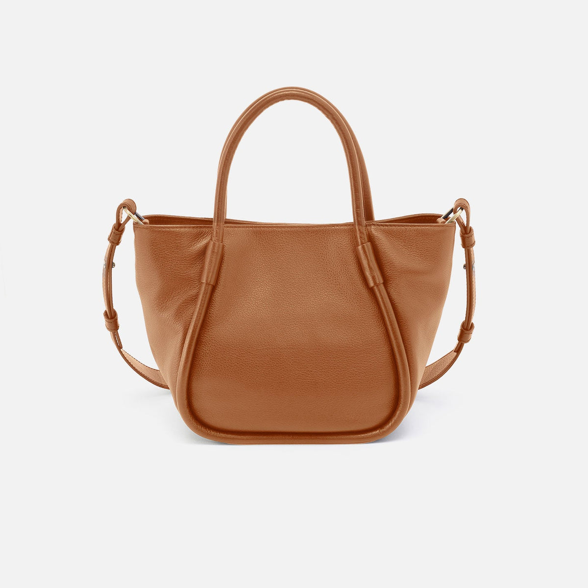 HOBO Margot Satchel In Pebbled Leather - Butterscotch