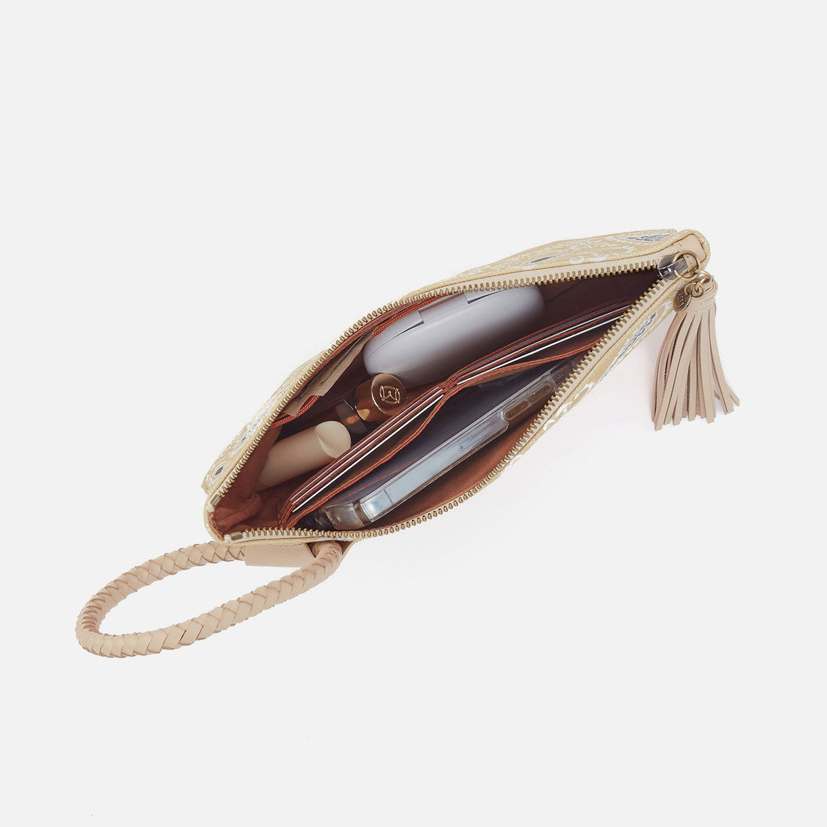 HOBO Sheila Clutch In Canvas - Sunset Bandana