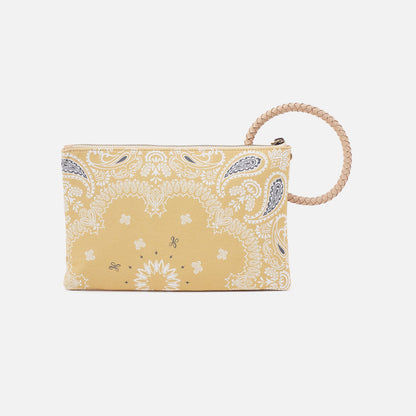 HOBO Sheila Clutch In Canvas - Sunset Bandana