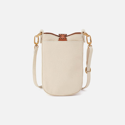HOBO Tabby Phone Crossbody In Pebbled Leather - Birch