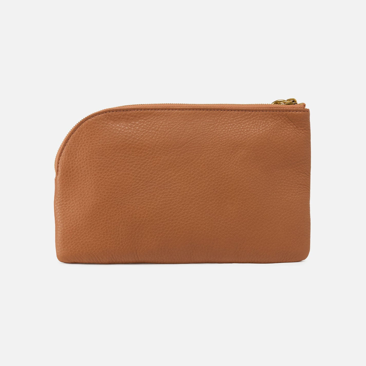 HOBO Tabby Wristlet In Pebbled Leather - Warm Honey