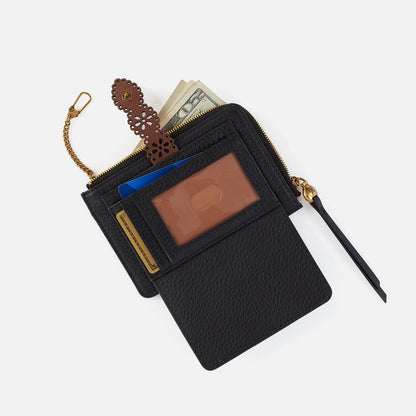 HOBO Tabby Zip Medium Wallet In Buffed Leather - Whiskey